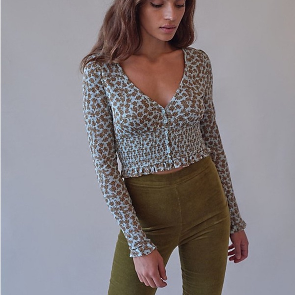 NWT! Smocked Bayside Top